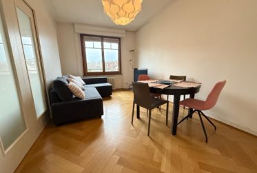 Bel appartement de 2 pièces entièrement meublé – Proche de la gare de Champel